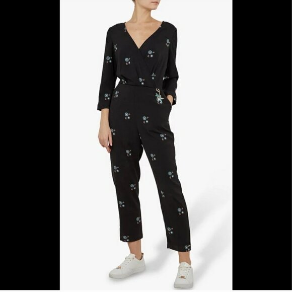 Ted Baker London Jumper Jumpsuit - Used - Size 2 - Great Condition - Picture 8 of 8